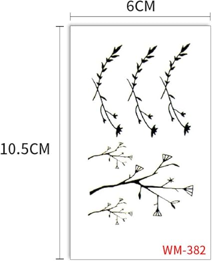 Autocollants De Tatouage Imperméable Femme Durable Petits