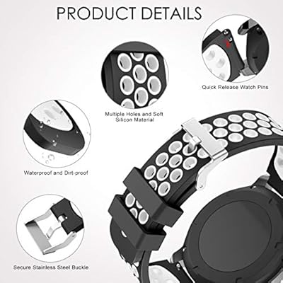 Yayuu Gear S3 Frontier/Classic Correa de Reloj, Reemplazo de Banda ...