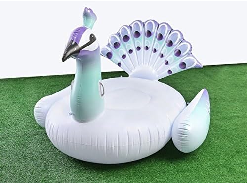LTYLTY Peacock Inflatable Mounts- Safety Aid Swimming Ring Soft And Durable For Adults And Kids 150*130*130cm