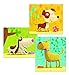 Djeco Progressive Puzzles, Primo Dogs, Multicolor