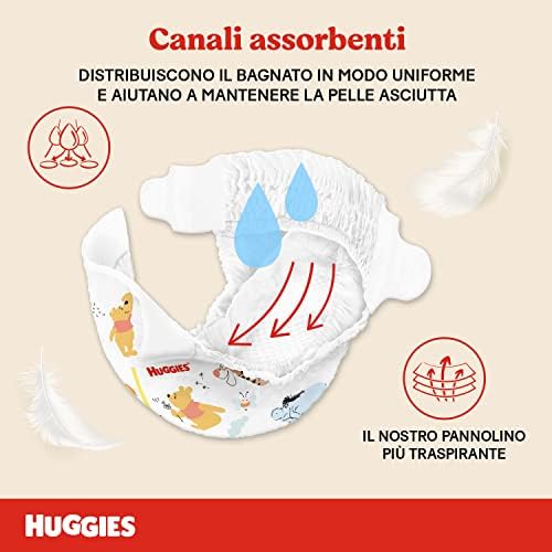 Extra Care, Pannolini Taglia 5 (12-17 Kg), Ultra assorbente, Protezione Completa, Design Disney, 28 Pz