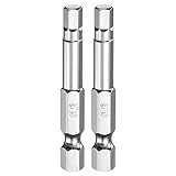 HARFINGTON 2pcs H5.0 Hex Head Screwdriver Bit 5.0mm