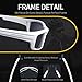 TOREGE Polarized Sports Sunglasses for Man Women Cycling Running Fishing Golf TR90 Unbreakable Frame TR034 (Grey)