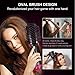 Salon One Step Hair Dryer and Volumizer, ManKami Hot Air Brush 3 in 1 Hair Dryer Brush Anti-scald Negative Ion Hair Straightener Brush Comb Curler Styler for All Hair Typesthumb 1