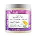 Evarne Lavender Dead Sea Salt Body Scrub with 7 Essential Oils, Calendula, and Vitamin E