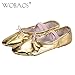 Ballet Slippers Canvas Dance Gymnastics Yoga Shoes Flats for Girls(Women/Big Kid/Little Kid/Toddler)