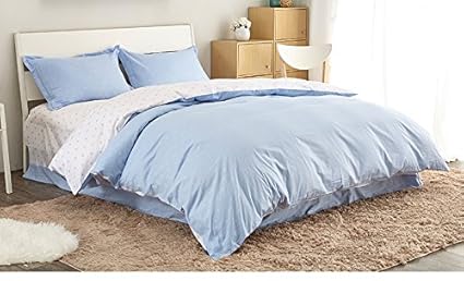 Amazon Com Brandream Blue Polka Dot Bedding Set Girls Bedding Set