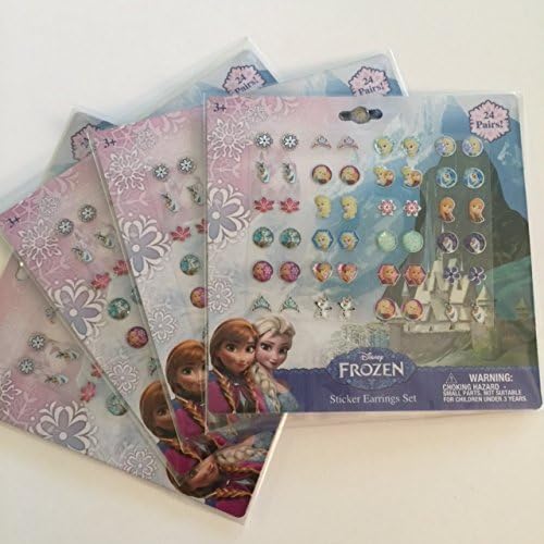 4 Frozen Sticker Earrings Sets