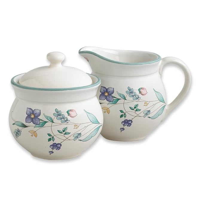 Pfaltzgraff April Sugar & Creamer Set Cream And Sugar