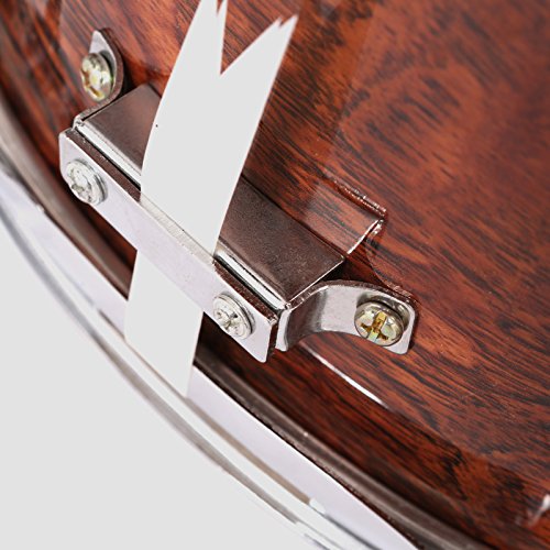image for LAGRIMA 14x5.5 inch Glossy Finish Student Beginner Snare Drum Set, Inc