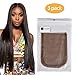 3PCS Swiss Lace Net Material Lace Closure Base 4x4inch Dark Brown Color Wig Caps for Making Closure