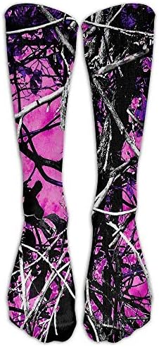 Style Unisex Socks Casual Knee High Stockings Muddy Girl Country Camo Cotton Socks One Size