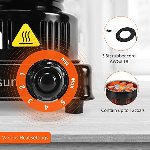 Multipurpose Charcoal Burner Coal Burners ETL Certification Electric