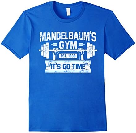 Men's Mandelbaums Gym Its Go Time T-shirt 3XL Royal Blue