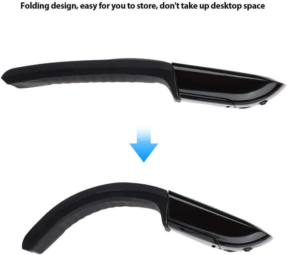 Dpofirs Ergonomic Wireless, Folding Flattening, Low Wireless Noise Arc, High Sensitivity 4 Keys Multifunctional - Image 5