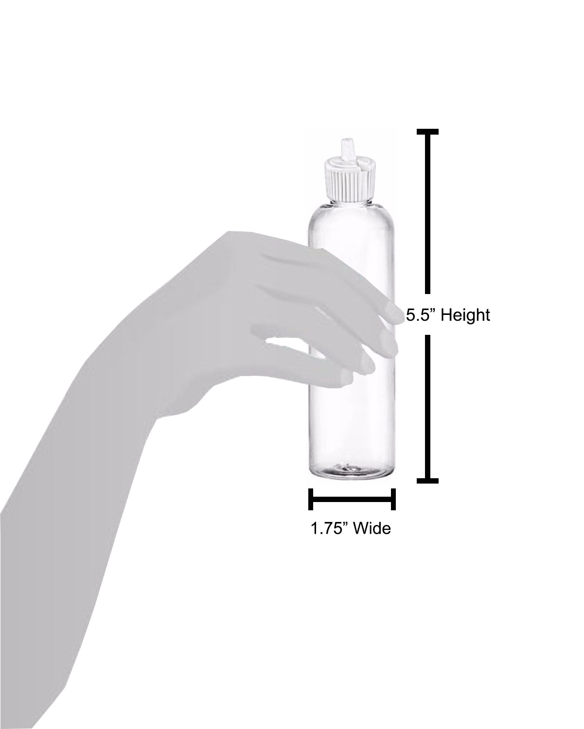 clear plastic squirt bottles