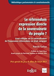 Le  référendum expression directe de la souveraineté du peuple ?