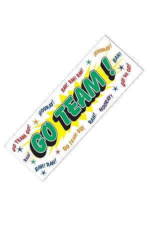 Go Team Sign Banner Party Accessory (1 count) (1/Pkg) - Amazon deal for $6.99