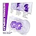 Male Masturbator Sex Toy for Men, SHEQU Virgin Pussy with Double Penis Cock Ring Bulit-in Tighter Sex Vaginal Stimulation Silicone Masturbation Stroker Waterproof(Purple Lerny's Pussy)
