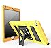 MoKo Case Fit iPad Air 2 - [Kickstand] Durable Hybrid Silicone + Hard Polycarbonate Kid Proof, Shock-Absorption with Foldable Stand Cover Fit Apple iPad Air 2 9.7