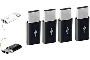 Micro USB to USB C Adapter, USB Type C Adapter Convert Connector with Resistor, Fast Charging for Samsung Galaxy S10 S9 S8 Pl