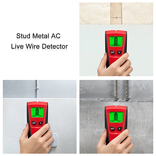 WELQUIC Electric Centerfinding Stud Finder with 3in1 Metal AC Wires