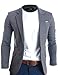 FLATSEVEN Mens Slim Fit Casual Premium Blazer Jacket
