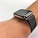 Smart Watch Bands Compatible with Series 5 4 3 2 1, Metal Strap for Apple Watch Band 42mm 44mm, Stainless Steel Mesh Sport Wristbands for Men Women, Black