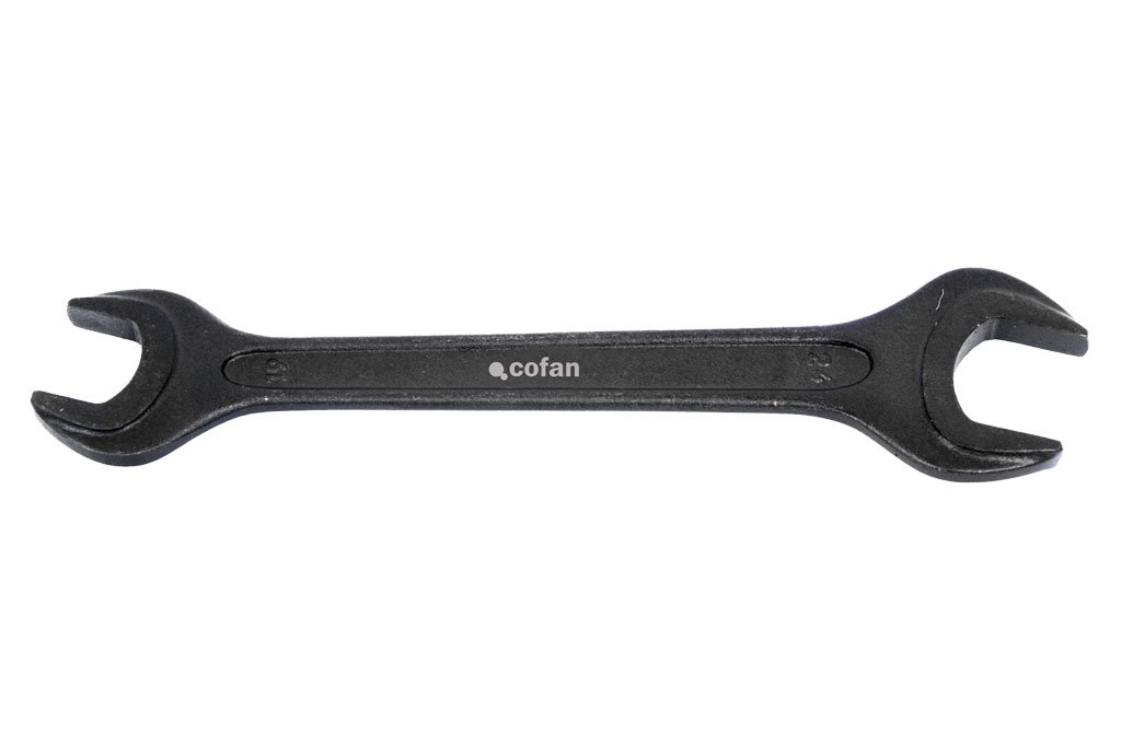 Cofan Double Open Ended Spanner, Black, 09512150, 0.011V