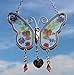 KY&BOSAM Butterfly Wind Chime with Crystal Sympathy Wind Spinner Memorial Wind Chimes for Loss of Loved One Prime Bereavement Sympathy Memorial Gift for Loss of Mother Father Condolence Remembrance