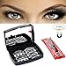 Magnetic Eyelashes 3 or 2 Magnets Magnetic Lashes Natural Full Eye Magnetic Fake Lashes Ultra Thin Magnet Eyelashes 3D False Eyelashes 3 Lash Magnet with Eyelash Applicator(2 Pairs)