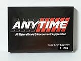 Anytime Male Enhancement pills supercharge your male drive Testosterone booster (4 Pill sample)