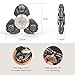 Dacra For UFO Tri-Spinner Fidget EDC ADHD Focus Longer rotation Toy With More Stable and Smaller Friction, Great for Anxiety Relief & Deep Thought