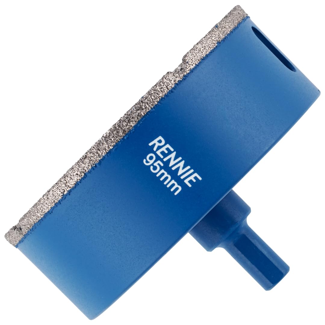 95mm Diamond Hole Saw Drill Bit With Tri Shank For Porcelain Tiles Ceramic Slate Stone Granite Marble Glass. Diamond Core Holesaw/Hole Cutter — image 1
