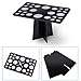 Travelmall 26 Makeup Brush &Nail Art Brushes Holder Organizer Tree Brush Dryer Folding Collapsible Air Drying Tower Mix Size (black)