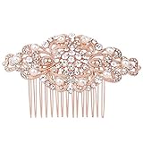 Fairy Moda Art Deco Wedding Hair Comb with Pearls Bridesmaid Jewelry