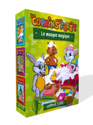 Les Copains De La Forêt - Coffret - Le Masque Magique + La Fanfare + Le Traineau Du Père Noël
