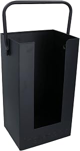 AB Tools Briquette Holder Log Burner Fire Newspaper Kindling Fire Pit Metal view 1
