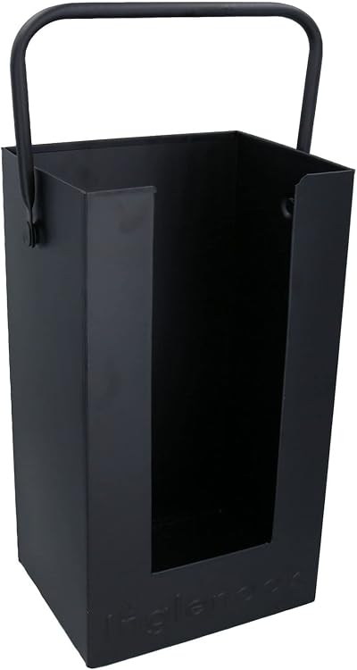AB Tools Briquette Holder Log Burner Fire Newspaper Kindling Fire Pit Metal