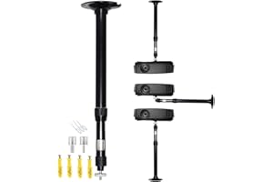 2-Be-Best Projector Mount Projector Ceiling Mount 28-43cm / 11-17 inch Adjustable 360° Rotation Ceiling Projector Mount for M