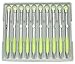 Tennis Twist Metal Ballpoint Pen - 10 PC in a Tray