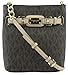 Michael Kors Hamilton MK Signature PVC Large Crossbody (Brown)