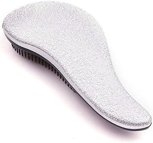 ORUMILE Detangling Brush Detangler Hair Comb-Massage Detangle Hair Brush for All Hair Types-Wet or Dry-Adults & Kids-No More Tangles(Silver)