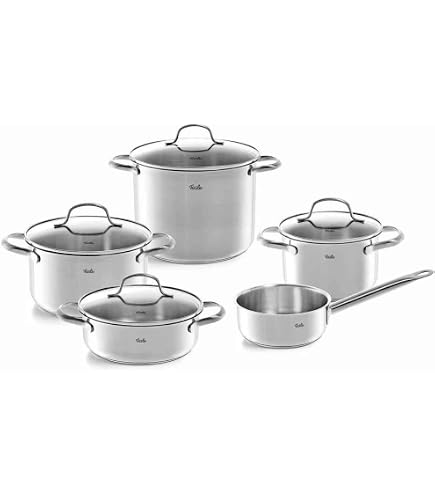 Amazon.com: Fissler Pure Collection Stainless Steel 9 piece Set
