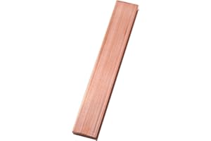 HWYEE 1Pcs C110 Copper Flat Bar 6" Long, 3/8" (10mm) x 1" (25mm) x 6"(152mm) Copper Bus Bar,99.98% Copper Metal for Various DIY（1PCS,10 * 25 * 152mm）
