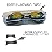 Sailfish Kids Swim Goggles - Anti Fog - Mirror Coating - Latex Free - UV Protection - Easy Adjustable Strap - Clear Vision - No Leak Design - Free Protective Case - for Kids and Early Teens