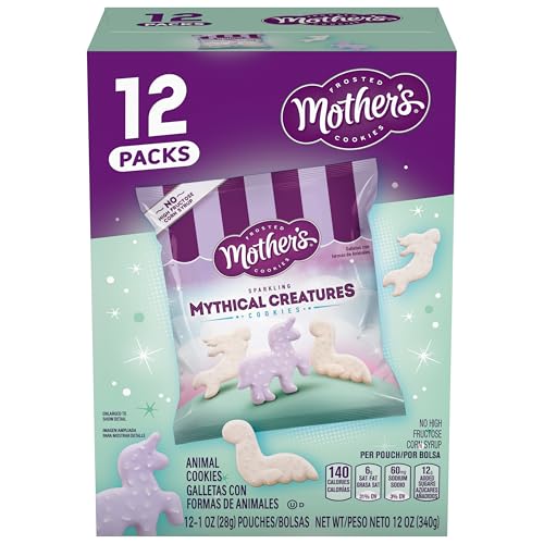 MOTHER’S SPARKLING MYTHICAL CREATURES COOKIES, 1 OZ INDIVIDUAL BAGS, 12 COUNT