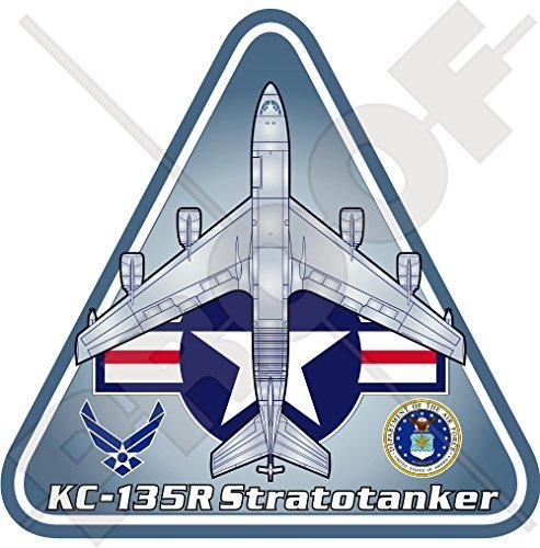 Boeing KC-135 Stratotanker USAF KC-135R US Air Force Acc AMC AFRC ANG USA 3.7" (95mm) Vinyl Sticker, Decal.