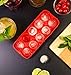 HIC Kitchen Cannonball Silicone Ice Cube Tray, Non-Stick, Makes 10 Large Ice Balls