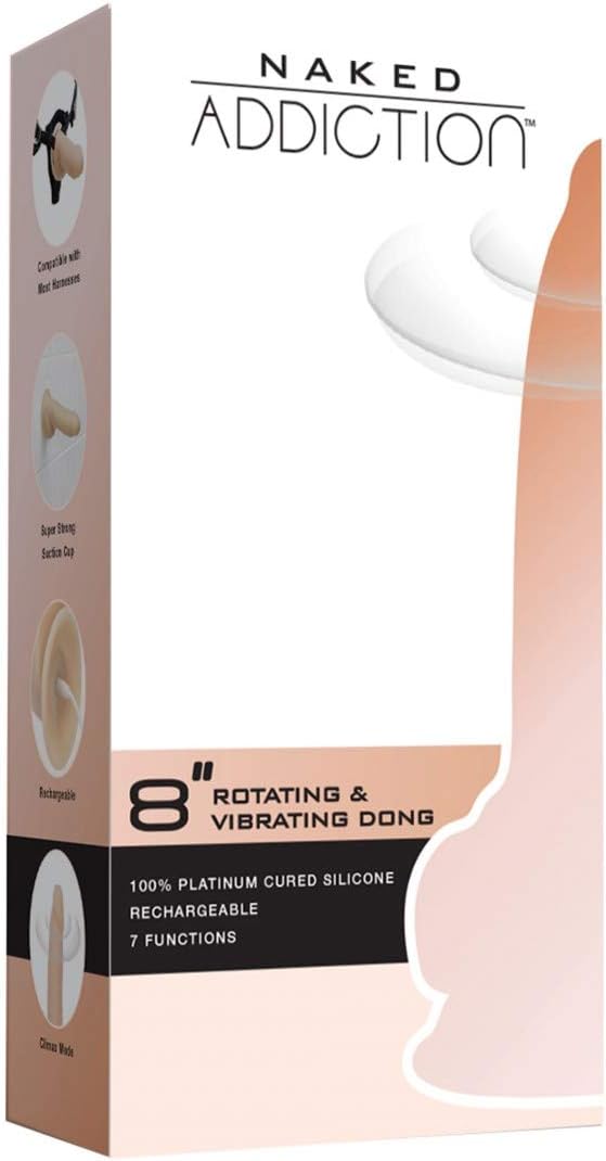 BMS Rotating and Vibrating Dong Flesh 7.5in, Skin-coloured - Image 3